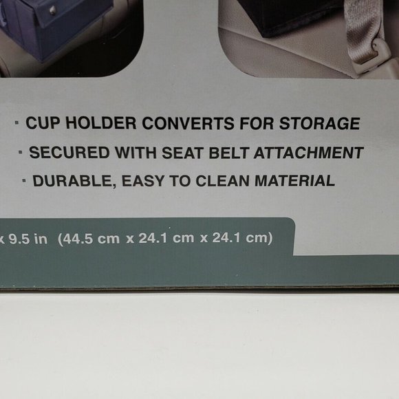 Member's Mark Car Seat Organizers w Removable Dividers & Cup Holders 2-PK NEW - Picture 7 of 10